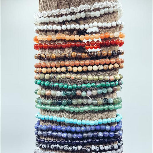 Under 10mm natural crystal beads by Ray Crystal